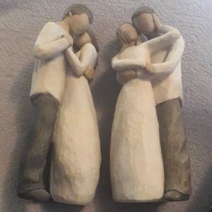 Willow Tree Couple Figurines Together & Promise